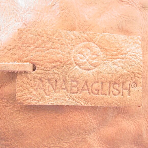 SUNDANCE ANABAGLISH Sunblossom $160 Caramel Leather Tote Bag - HAND MADE - Picture 7 of 13